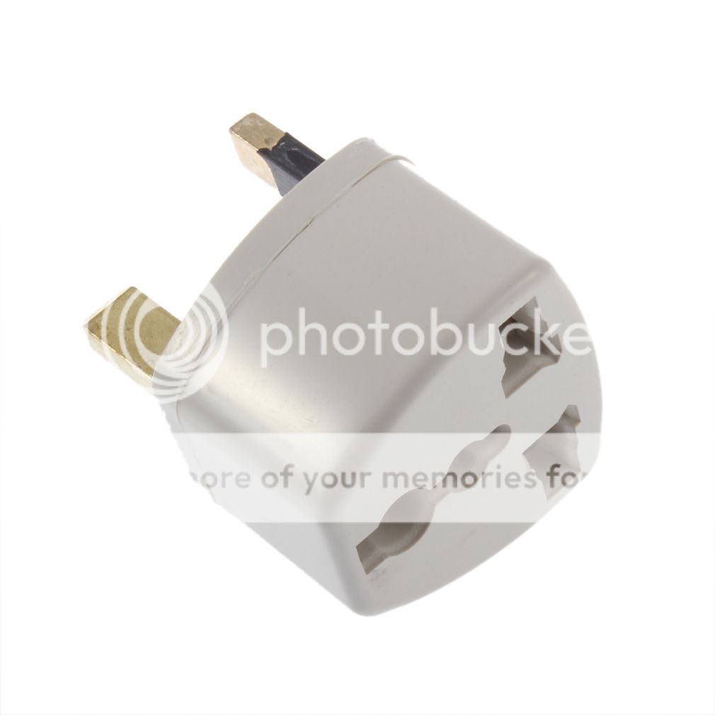 au/us/eu universal to uk ac power plug adapter